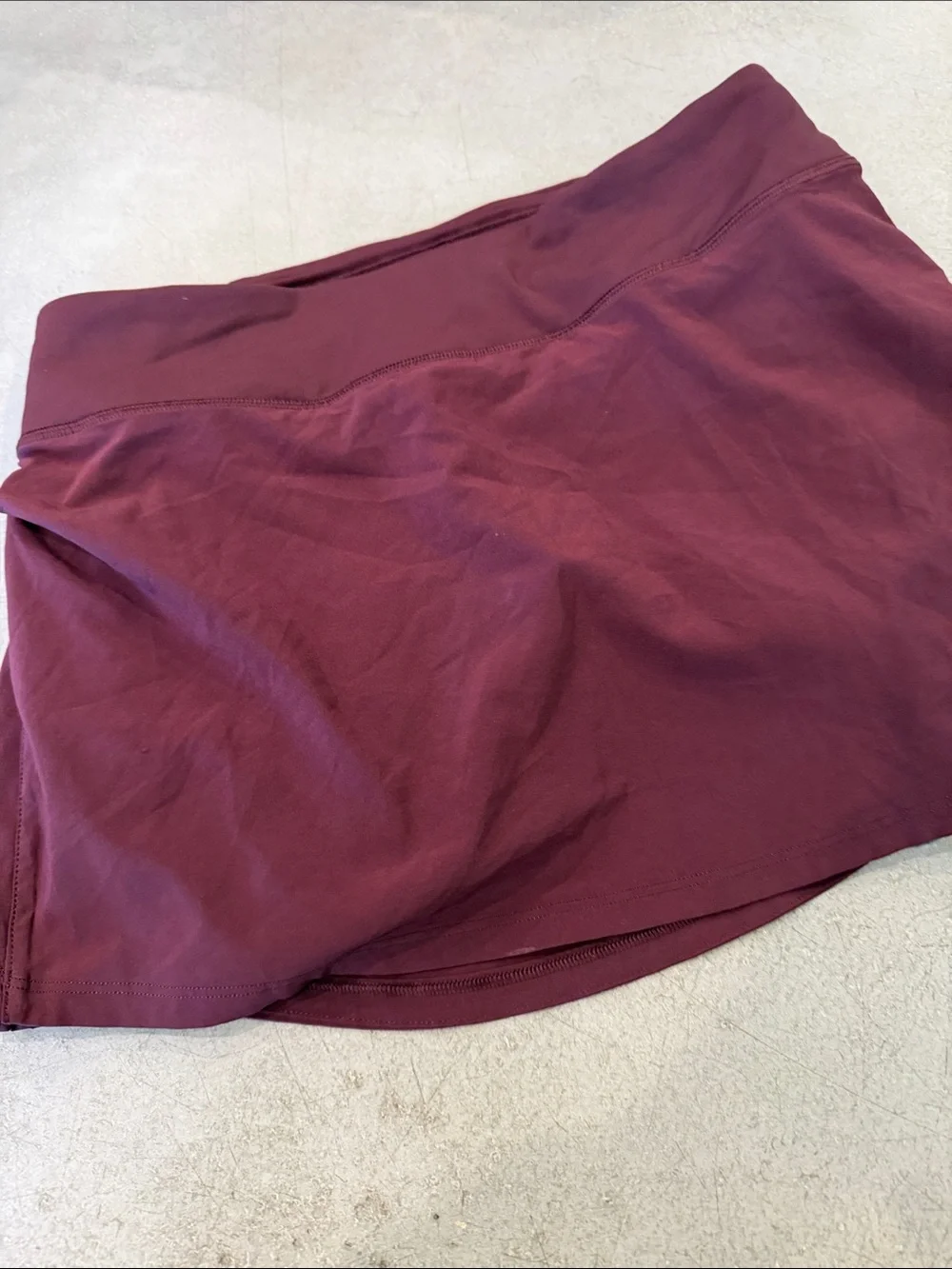 lululemon athletica Burgundy Athletic Skort